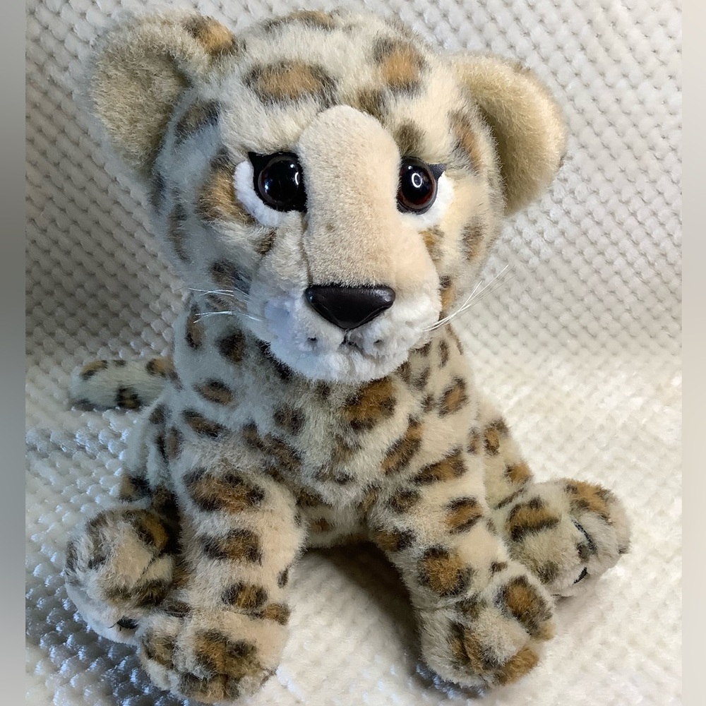 Vintage DAKIN Fun Farm 1986 Plush Leopard Stuffed Animal Toy